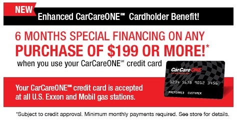 CarCareONE Credit Card in Santa Rosa, CA