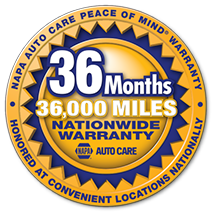 36 month/36,000 mile nationwide warranty