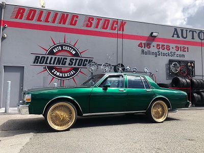 1990 Caprice Classic 22 inch 5X Gold Vogues