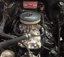 Chevy 350 installed in Jeep