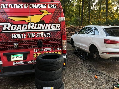 Mobile tire installation in Mount Kisco