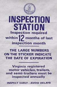 Virginia Safety Inspection